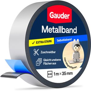 Magnetband Gauder Metallband, grau