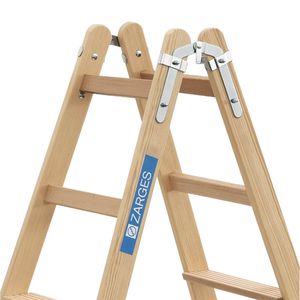 Produktbild für Stehleiter Zarges Cresta B, 40026, beidseitig begehbar
