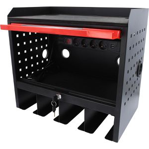 Produktbild für Werkzeugschrank KS-Tools eMONSTER, Metall, schwarz / rot