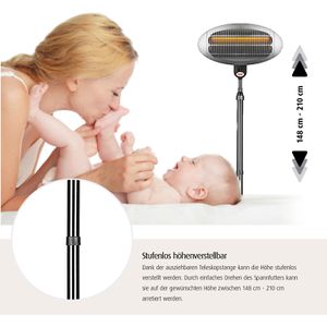 Produktbild für Heizstrahler reer Wickeltisch-Heizstrahler, indoor