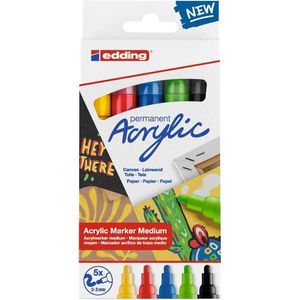 Produktbild für Acrylstifte Edding 5100 Acrylic Basic Medium