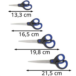 Produktbild für Büroschere RAPESCO 1578 Soft Grip, mit Softgrip
