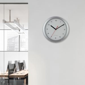 Produktbild für Wanduhr Eurotime 53850-07, Kunststoff, analog, Funkuhr