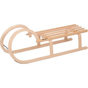 VT-Sport Schlitten Colint Hörnerschlitten, 100 cm, aus Buchenholz, belastbar bis 90 kg