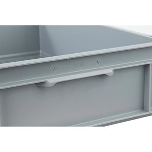 Produktbild für Eurobox Fetra 1335, grau, 28 Liter