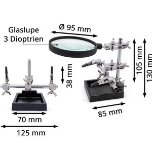 Produktbild für Löthilfe GALLUNOPTIMAL GOHHL1, mit Lupe