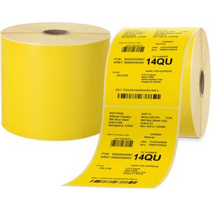 Thermoetiketten Böttcher-AG für Zebra, gelb