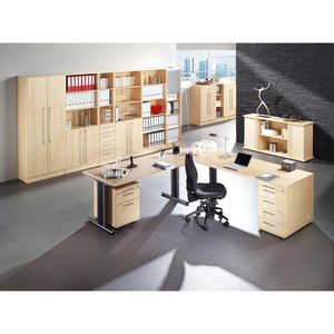 Produktbild für Aktenschrank Hammerbacher Solid 6910, aus Holz