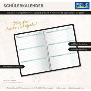 Produktbild für Schülerkalender Korsch 276527, Am Besten, Schuljahr 2026/2027