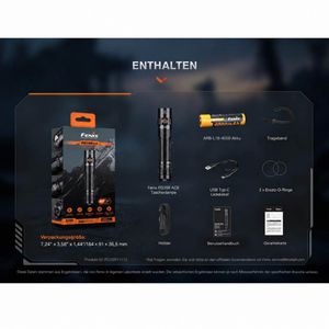 Produktbild für Taschenlampe Fenix PD35R ACE, LED, aufladbar