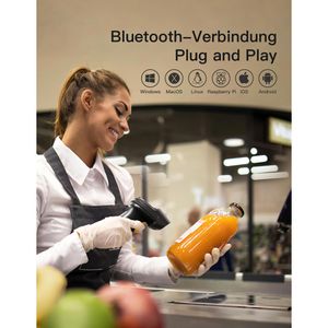 Produktbild für Barcode-Scanner Inateck BCST-72_black, kabellos