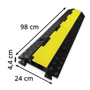 Produktbild für Kabelbrücke Floordirekt Peak, 2 Kanal