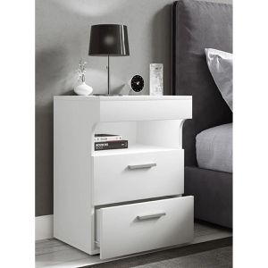 Produktbild für Nachttisch VCM Slepal L 919081, weiß
