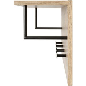 Produktbild für Wandgarderobe Haku-Möbel 37447, Holz