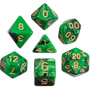 Würfel Philos 7791, Oblivion, grün, Set