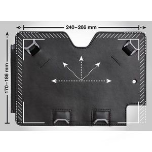 Produktbild für Tablet-Tasche Wedo Elegance, Organizer, A4, bis 10,5 Zoll