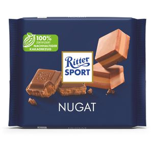 Tafelschokolade Ritter-Sport Nugat
