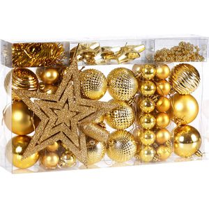 Weihnachtskugeln Deuba gold