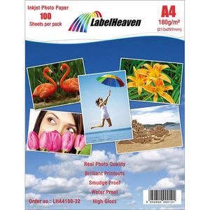 Produktbild für Fotopapier LabelHeaven für Inkjet, A4