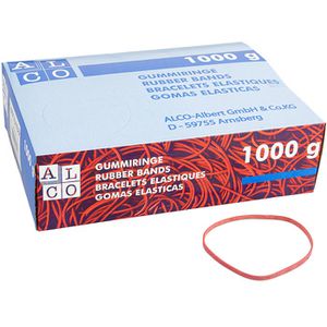 Alco Gummibänder rot 150x10 mm 50g 