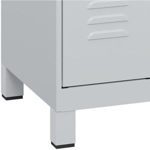 Produktbild für Spind CP-Möbel Classic PLUS, lichtgrau