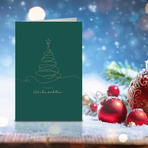 Produktbild für Weihnachtskarte Böttcher-AG Baum