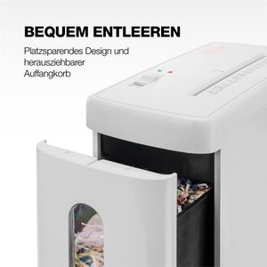Produktbild für Aktenvernichter Peach 511176 PS500-15 SuperSilent, weiß