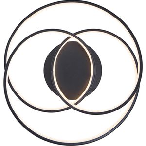 Produktbild für Deckenleuchte Brilliant Labyrinth, schwarz, LED