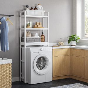Produktbild für Waschmaschinenschrank Vasagle BTS01WT, weiß