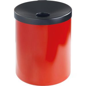 Produktbild für Aschenbecher TKG Rondo Maxi, rot, Outdoor, mit Deckel