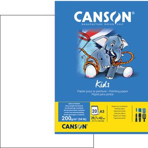 Produktbild für Zeichenblock Canson Kids Mal Block, A3