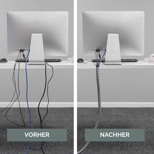 Produktbild für Kabelschlauch Fellowes 9929801, grau