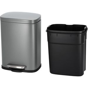 Produktbild für Mülleimer Spirella Akira, 10.19836, grau matt