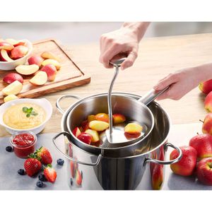 Produktbild für Passiermühle Gefu 24100 Flotte Lotte, manuell, silber, Ø 20 cm