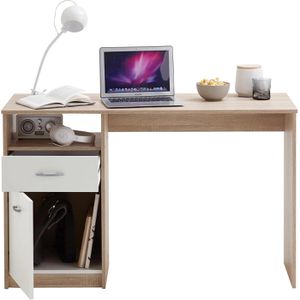 Produktbild für Schreibtisch FMD-Möbel Jackson, 3004-001E, eiche / weiß