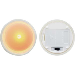 Produktbild für LED-Kerze Relaxdays Echtwachs creme
