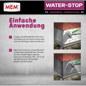 Produktbild für Dichtmasse MEM Water-Stop, 6kg