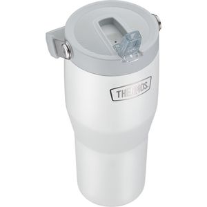 Produktbild für Thermobecher Thermos RS Flip Straw white mat, weiß