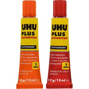 Produktbild für 2-Komponenten-Kleber UHU Plus Sofortfest, 35g