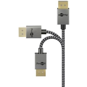 Produktbild für Displayport-Kabel Goobay Slim 77444, 8K UHD, 40 Gbit/s, DP 2.0