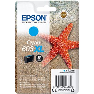Produktbild für Tinte Epson 603XL C13T03A240 Seestern, cyan