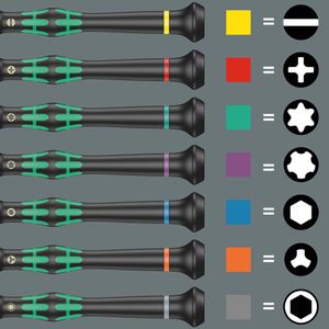 Produktbild für Schraubendreher Wera Kraftform Micro-Set/12 SB,Set