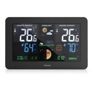 Produktbild für Wetterstation Hama 00186380, Premium, Funk, digital