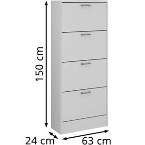 Produktbild für Schuhschrank Vicco Gregor, weiß