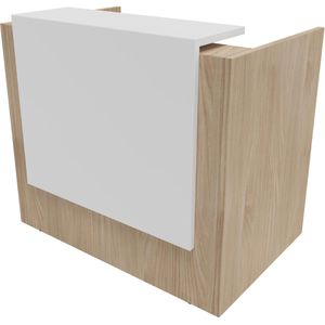Produktbild für Empfangstheke Quadrifoglio Z2C71, weiß / ulme