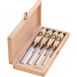 Stechbeitel Kirschen 1141000, handgeschmiedet, 4-teiliges Set