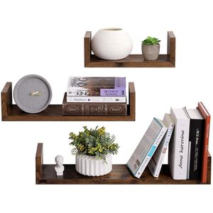 Produktbild für Wandregal Vasagle LWS066T01, vintage braun