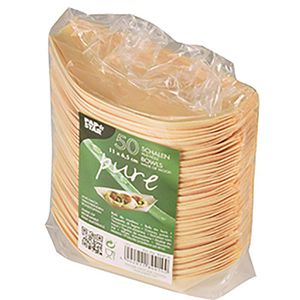 Produktbild für Fingerfoodschalen Papstar 84414 pure, Kiefernholz