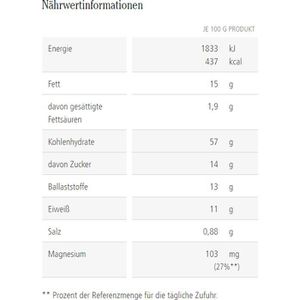 Produktbild für Müsli Dr.Oetker Vitalis Weniger süß, Knusper pur
