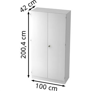 Produktbild für Aktenschrank Hammerbacher Solid 6910, aus Holz